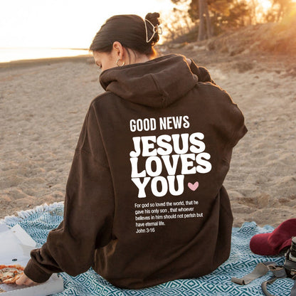 Sweat à capuche rembourré Jesus